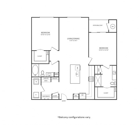 this is the floor plan of a 2100 sq ft roommates